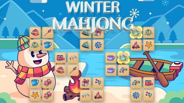 Winter Mahjong Online Puzzle Game