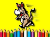 BTS Donkey Coloring Book Online Coloring Game