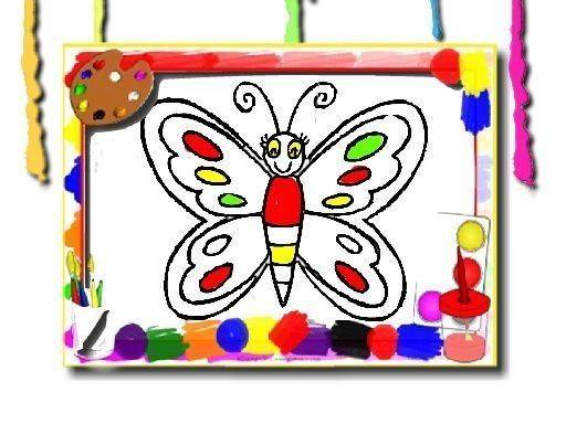 Butterfly Coloring Book Online Coloring Game