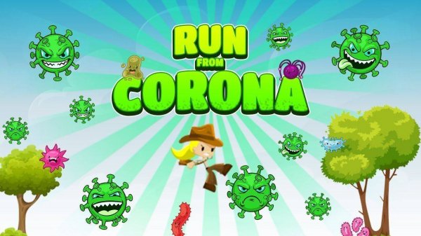 Run From Corona Online Arcade Game