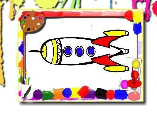 Rockets Coloring Book Online Game - Coloring Game