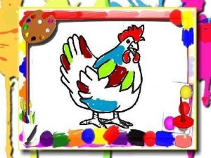 Chicken Coloring Book Online Game