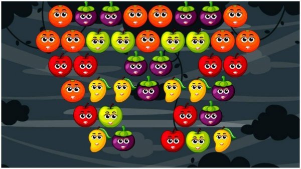 Bubble Shooter Fruits Puzzle Game