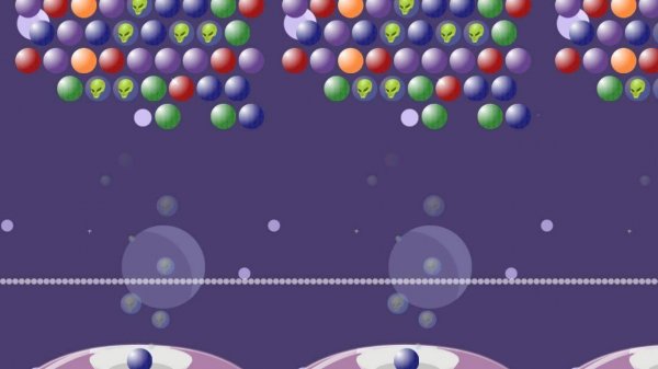 Aliens Bubble Shooter Online Puzzle Game