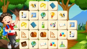 School Mahjong Deluxe Online Puzzle Game
