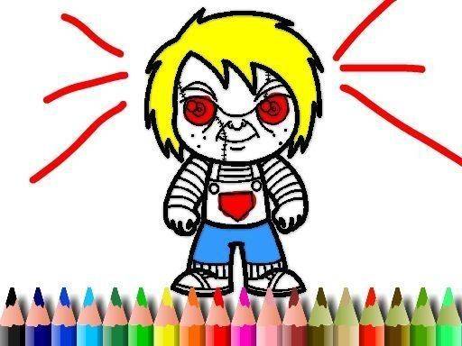 Scary Boy Coloring Book Online Coloring Game