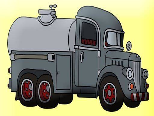 Tank Trucks Coloring Game for Kids