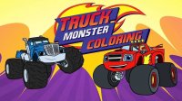 Monster Truck Coloring Online Game - Coloring Game