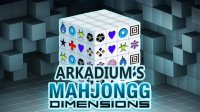 Arkadium's Mahjongg Dimensions Blue Online Puzzle Game