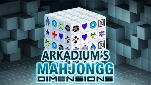 Arkadium's Mahjongg Dimensions Blue Online Puzzle Game