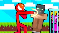 Stickman vs Villager: Save the Girl Adventure Game - Platformer Game